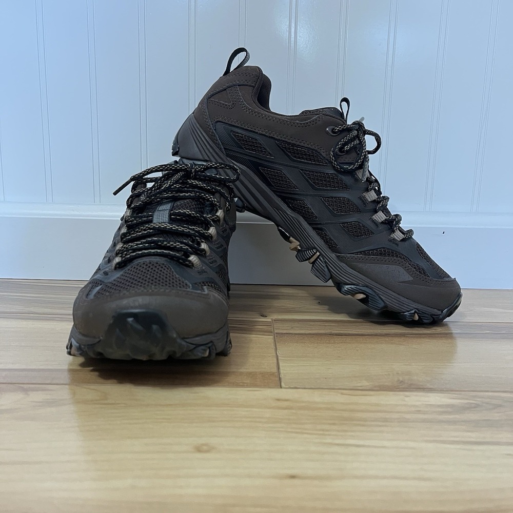MERRELL MOAB FST Men's Hiking Shoes Brown US Size 9 Outdoor Sneakers